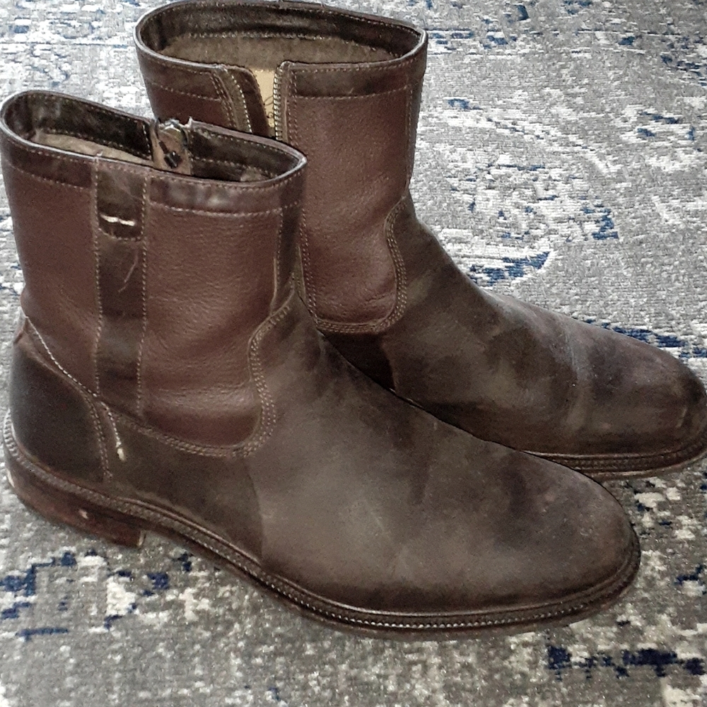 Men's genuine leather boots